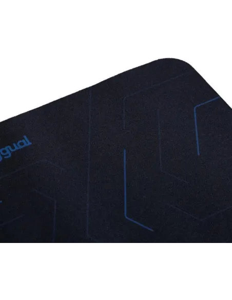 iggual Hexa 2 Alfombrilla de Ratón Negro, Azul