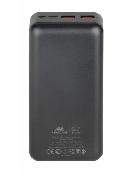 Rivacase VA2103 Powerbank 30000mAh 22,5W Negra
