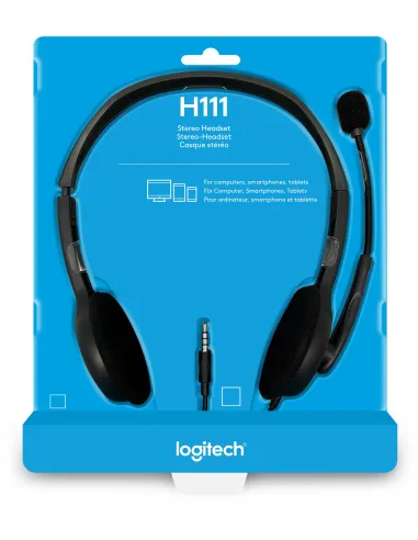 Logitech H111 Auriculares Estéreo Negro