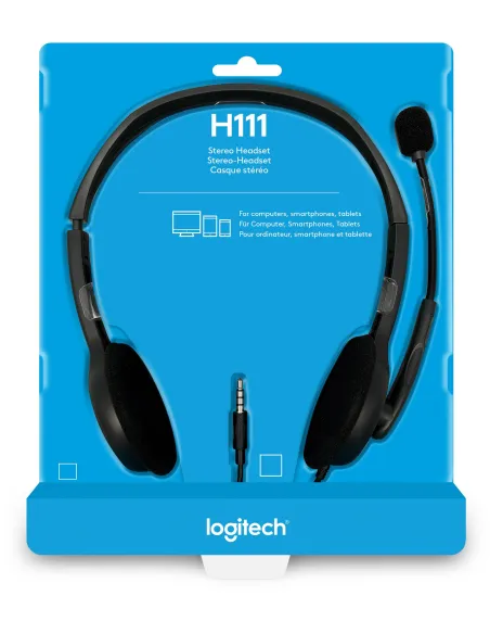 Logitech H111 Auriculares Estéreo Negro