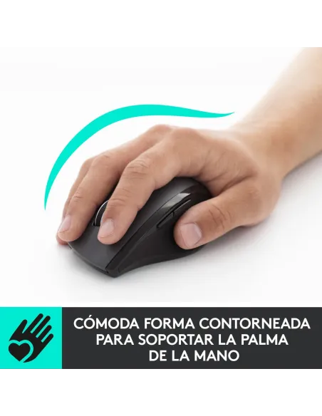Logitech M705 Marathon Mouse Ratón Inalámbrico 1000 DPI Gris