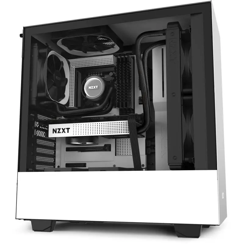 NZXT H510 Cristal Templado USB 3.1 Blanco Mate