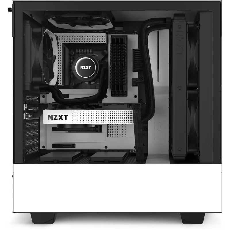 NZXT H510 Cristal Templado USB 3.1 Blanco Mate