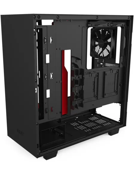 NZXT H510 Cristal Templado USB 3.1 Negro/Rojo Mate