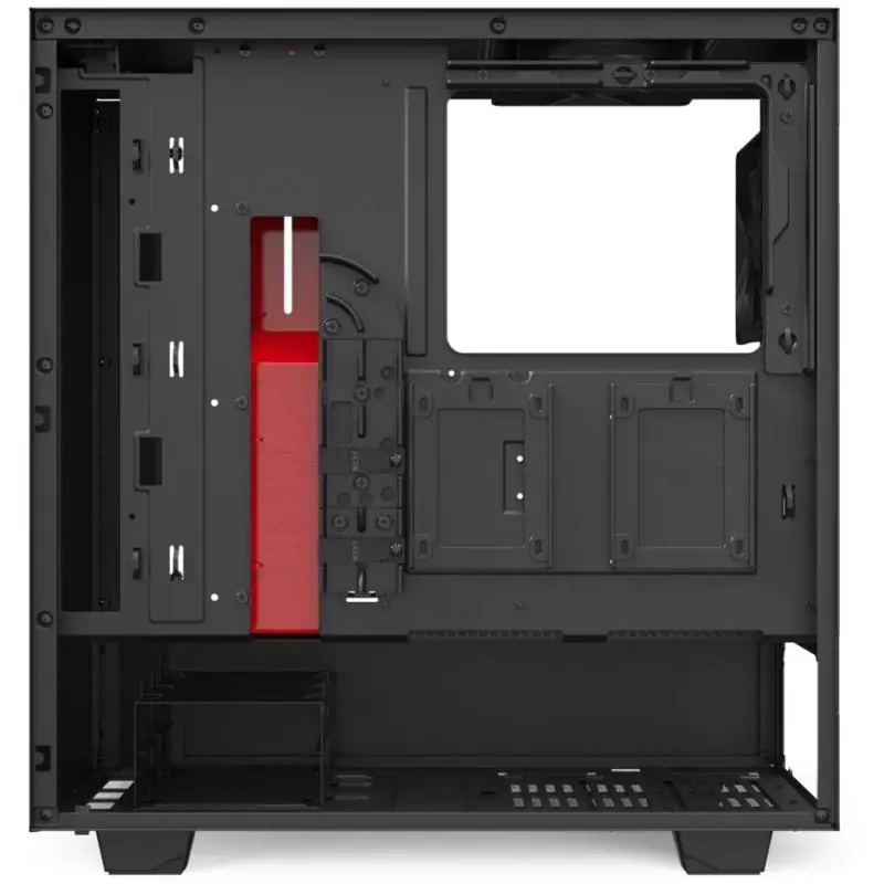 NZXT H510 Cristal Templado USB 3.1 Negro/Rojo Mate