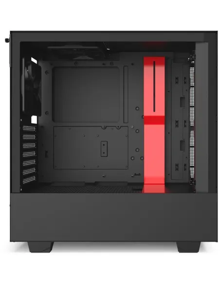 NZXT H510 Cristal Templado USB 3.1 Negro/Rojo Mate