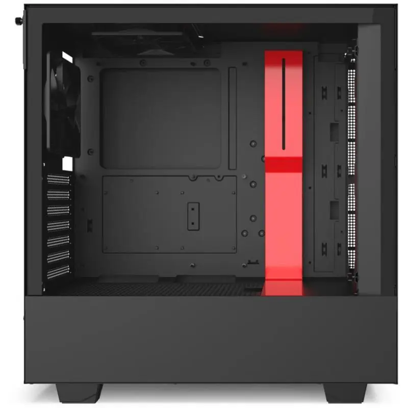 NZXT H510 Cristal Templado USB 3.1 Negro/Rojo Mate