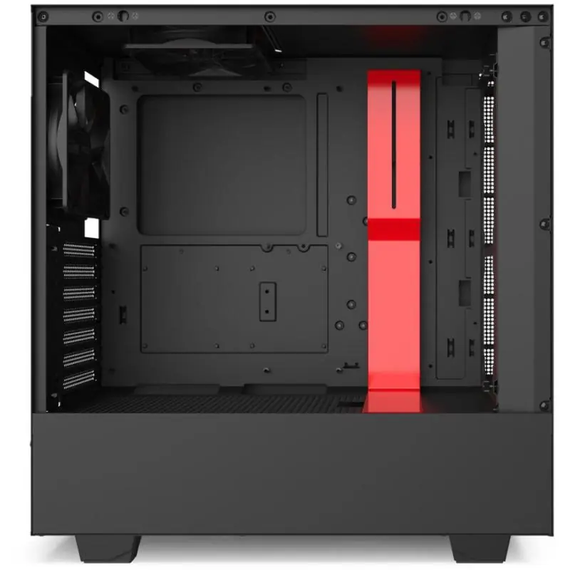 NZXT H510 Cristal Templado USB 3.1 Negro/Rojo Mate