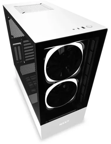NZXT H510 Elite Cristal Templado USB 3.1 RGB Blanco Mate