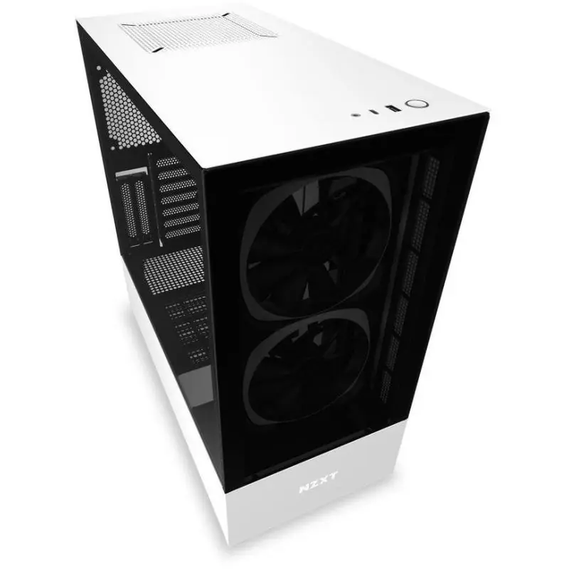 NZXT H510 Elite Cristal Templado USB 3.1 RGB Blanco Mate