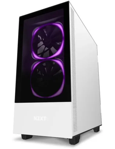 NZXT H510 Elite Cristal Templado USB 3.1 RGB Blanco Mate