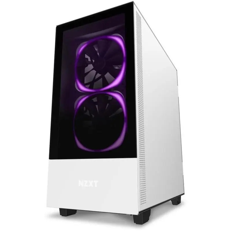 NZXT H510 Elite Cristal Templado USB 3.1 RGB Blanco Mate