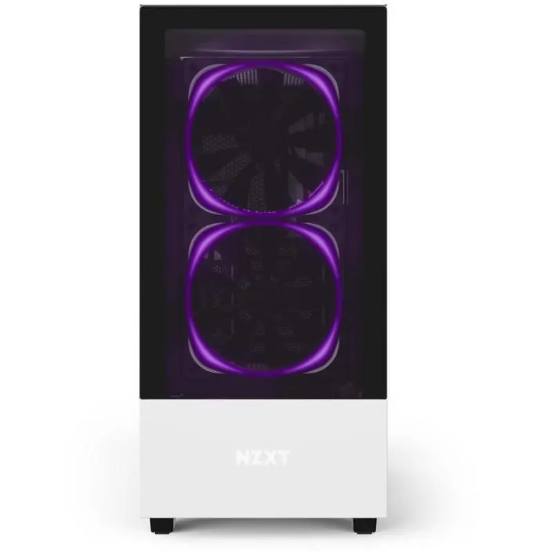 NZXT H510 Elite Cristal Templado USB 3.1 RGB Blanco Mate