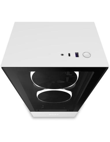 NZXT H510 Elite Cristal Templado USB 3.1 RGB Blanco Mate