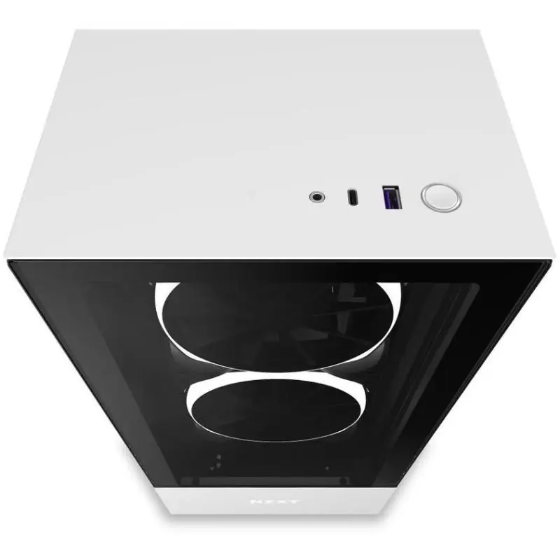 NZXT H510 Elite Cristal Templado USB 3.1 RGB Blanco Mate