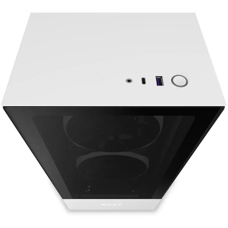 NZXT H510 Elite Cristal Templado USB 3.1 RGB Blanco Mate