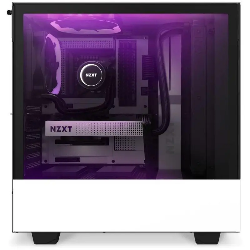 NZXT H510 Elite Cristal Templado USB 3.1 RGB Blanco Mate