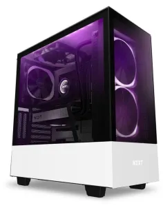 NZXT H510 Elite Cristal Templado USB 3.1 RGB Blanco Mate