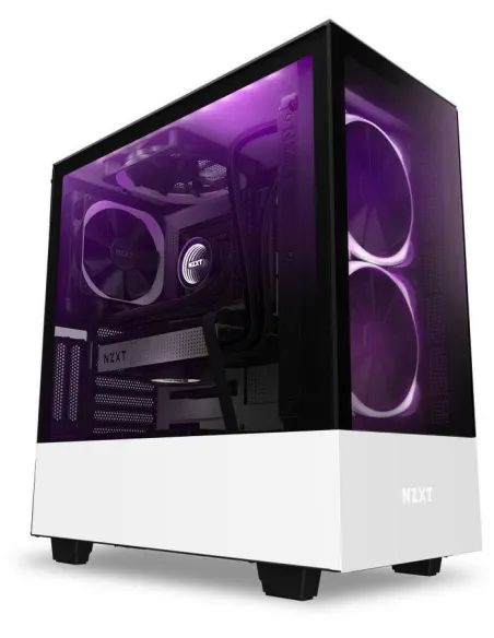 NZXT H510 Elite Cristal Templado USB 3.1 RGB Blanco Mate