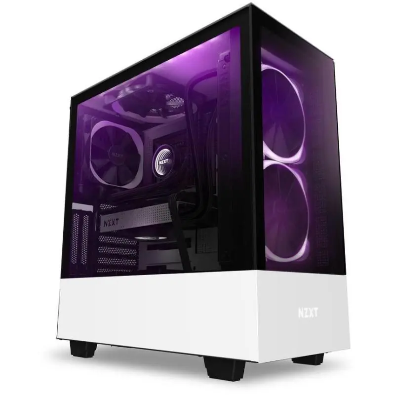 NZXT H510 Elite Cristal Templado USB 3.1 RGB Blanco Mate