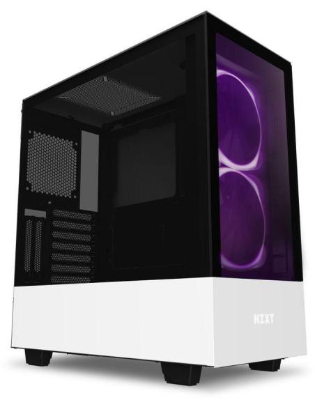 NZXT H510 Elite Cristal Templado USB 3.1 RGB Blanco Mate