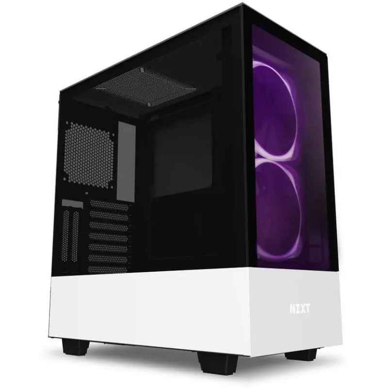 NZXT H510 Elite Cristal Templado USB 3.1 RGB Blanco Mate