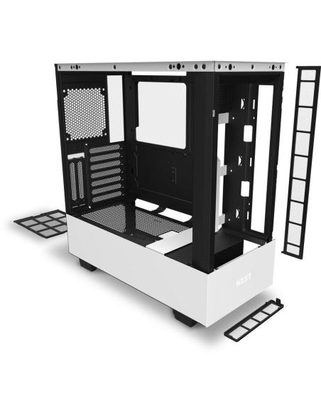 NZXT H510 Elite Cristal Templado USB 3.1 RGB Blanco Mate