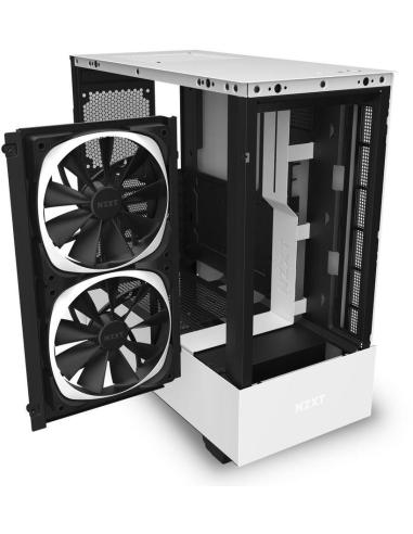 NZXT H510 Elite Cristal Templado USB 3.1 RGB Blanco Mate
