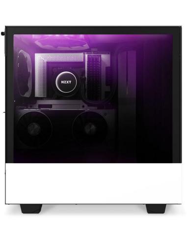 NZXT H510 Elite Cristal Templado USB 3.1 RGB Blanco Mate