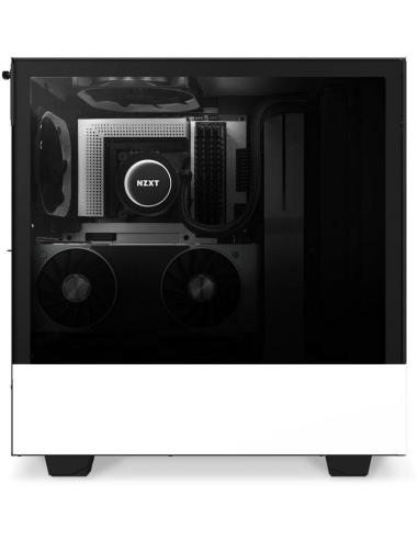 NZXT H510 Elite Cristal Templado USB 3.1 RGB Blanco Mate
