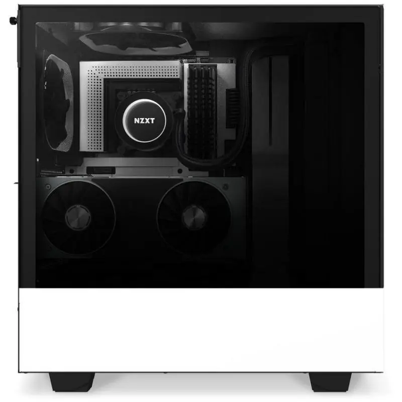 NZXT H510 Elite Cristal Templado USB 3.1 RGB Blanco Mate