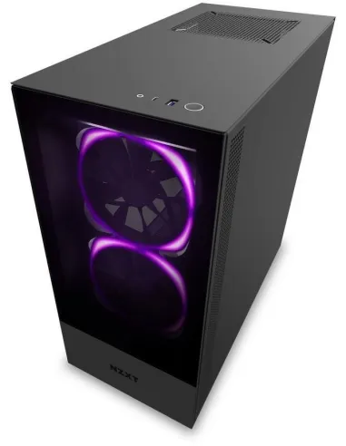 NZXT H510 Elite Cristal Templado USB 3.1 RGB Negro Mate