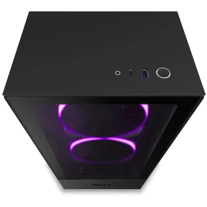 NZXT H510 Elite Cristal Templado USB 3.1 RGB Negro Mate