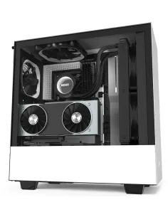 NZXT H510i Cristal Templado USB 3.1 RGB Blanco Mate