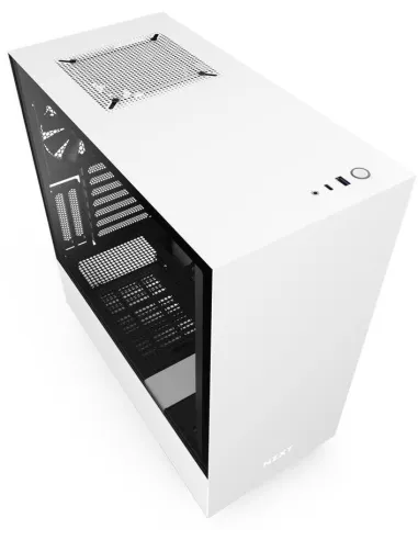 NZXT H510i Cristal Templado USB 3.1 RGB Blanco Mate
