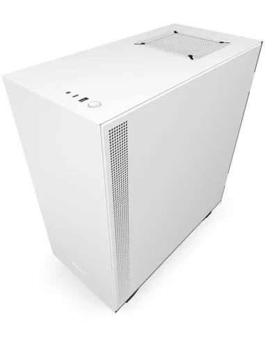 NZXT H510i Cristal Templado USB 3.1 RGB Blanco Mate