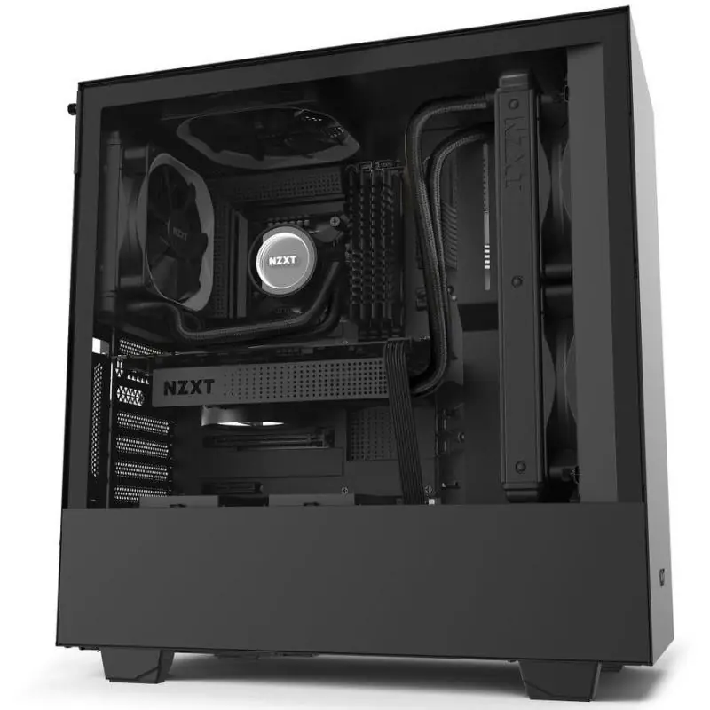 NZXT H510i Cristal Templado USB 3.1 RGB Negro Mate