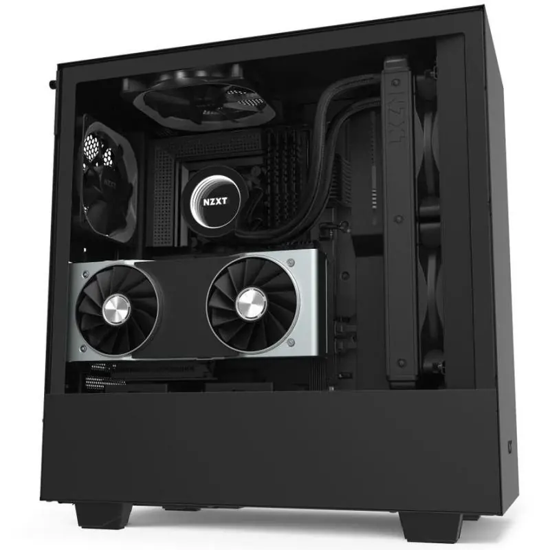 NZXT H510i Cristal Templado USB 3.1 RGB Negro Mate