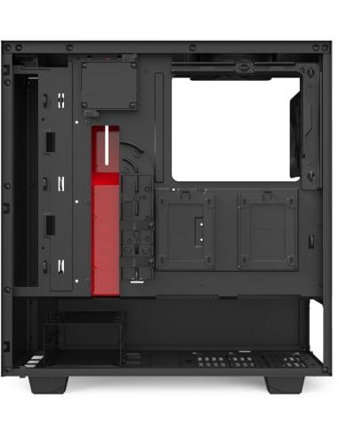 NZXT H510i Cristal Templado USB 3.1 RGB Negro/Rojo
