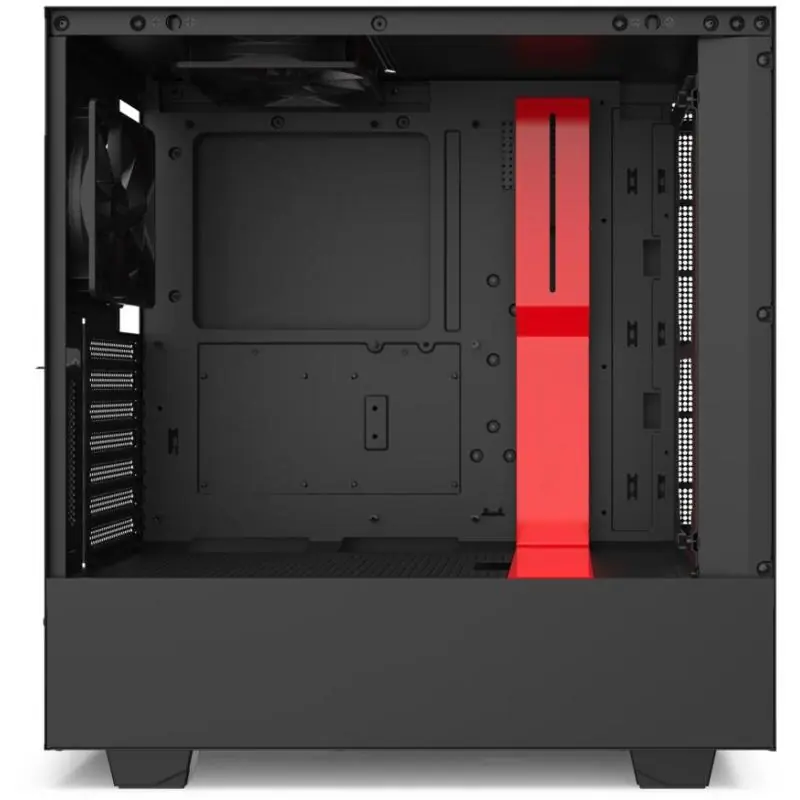 NZXT H510i Cristal Templado USB 3.1 RGB Negro/Rojo