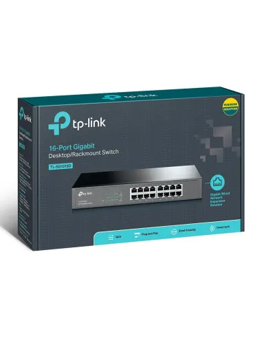 TP-Link TL- SG1016D Switch 16 Puertos Gigabit 10/100/1000