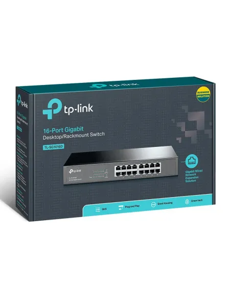TP-Link TL- SG1016D Switch 16 Puertos Gigabit 10/100/1000