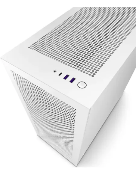 NZXT H7 Flow Cristal Templado USB 3.2 Blanca