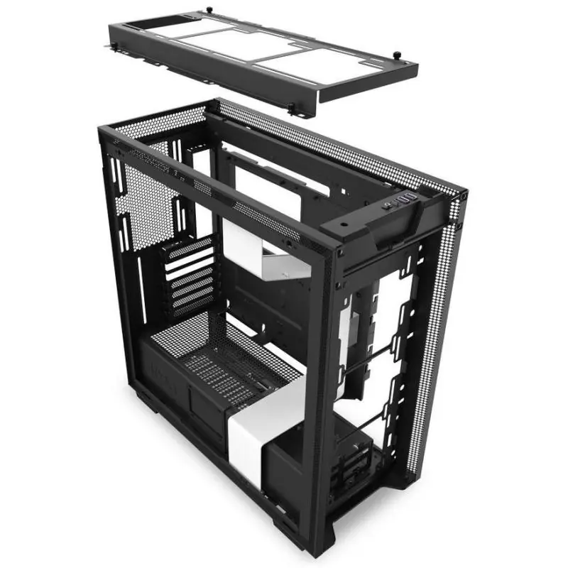 NZXT H710 Cristal Templado USB 3.1 Blanco Mate