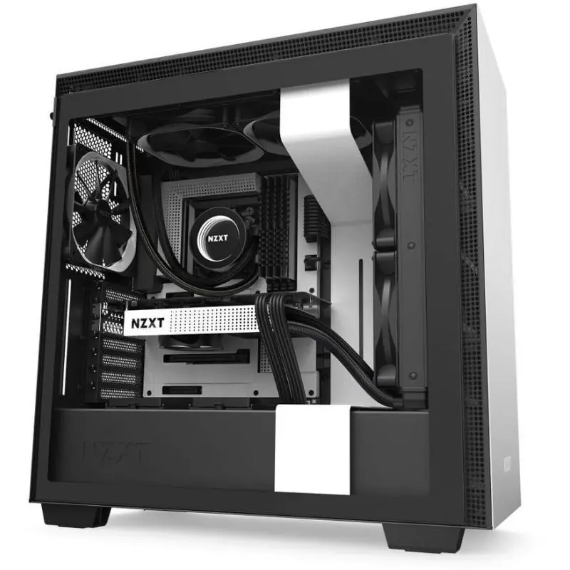 NZXT H710 Cristal Templado USB 3.1 Blanco Mate