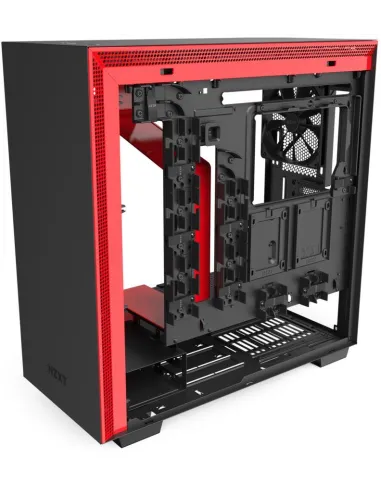 NZXT H710 Cristal Templado USB 3.1 Negro/Rojo Mate