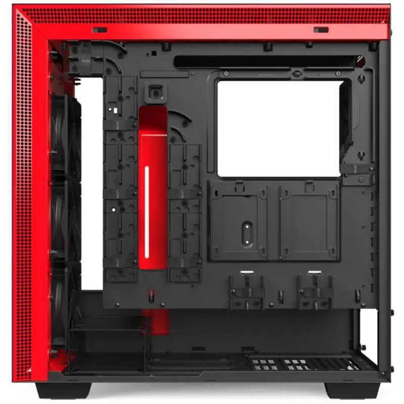 NZXT H710 Cristal Templado USB 3.1 Negro/Rojo Mate