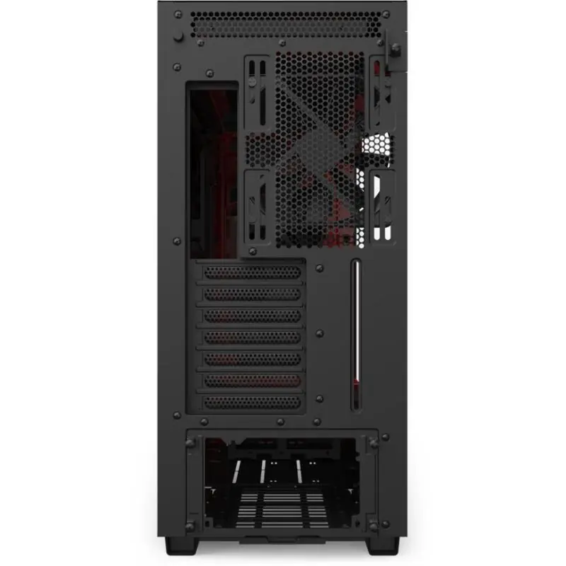 NZXT H710 Cristal Templado USB 3.1 Negro/Rojo Mate