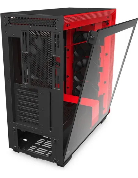 NZXT H710 Cristal Templado USB 3.1 Negro/Rojo Mate