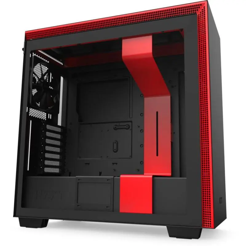 NZXT H710 Cristal Templado USB 3.1 Negro/Rojo Mate